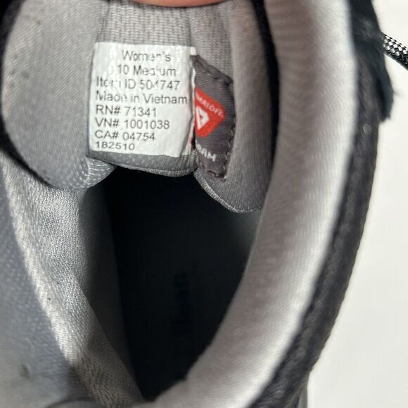 LL Bean Snow Sneaker Boots Mid Lace-Up Black Size 10 Womens Hike Camp Outdoors - Picture 3 of 7